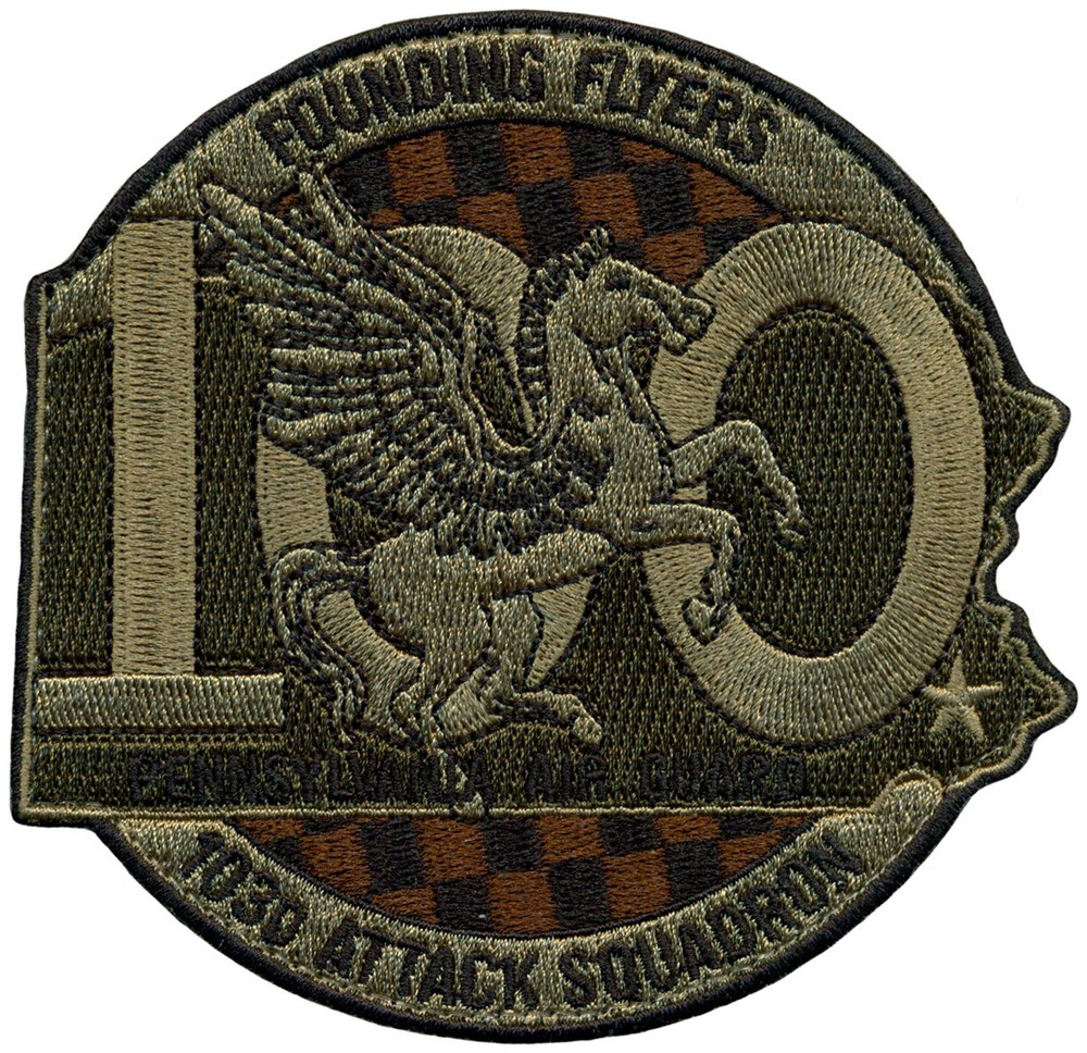 USAF 103d ATTACK SQUADRON – FOUNDING FLYERS – 100th ANNIVERSARY – OCP PATCH