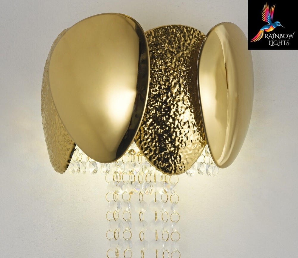 Italian-Inspired Crystal Tassel Wall Sconce Contemporary Indoor Wall Lighting