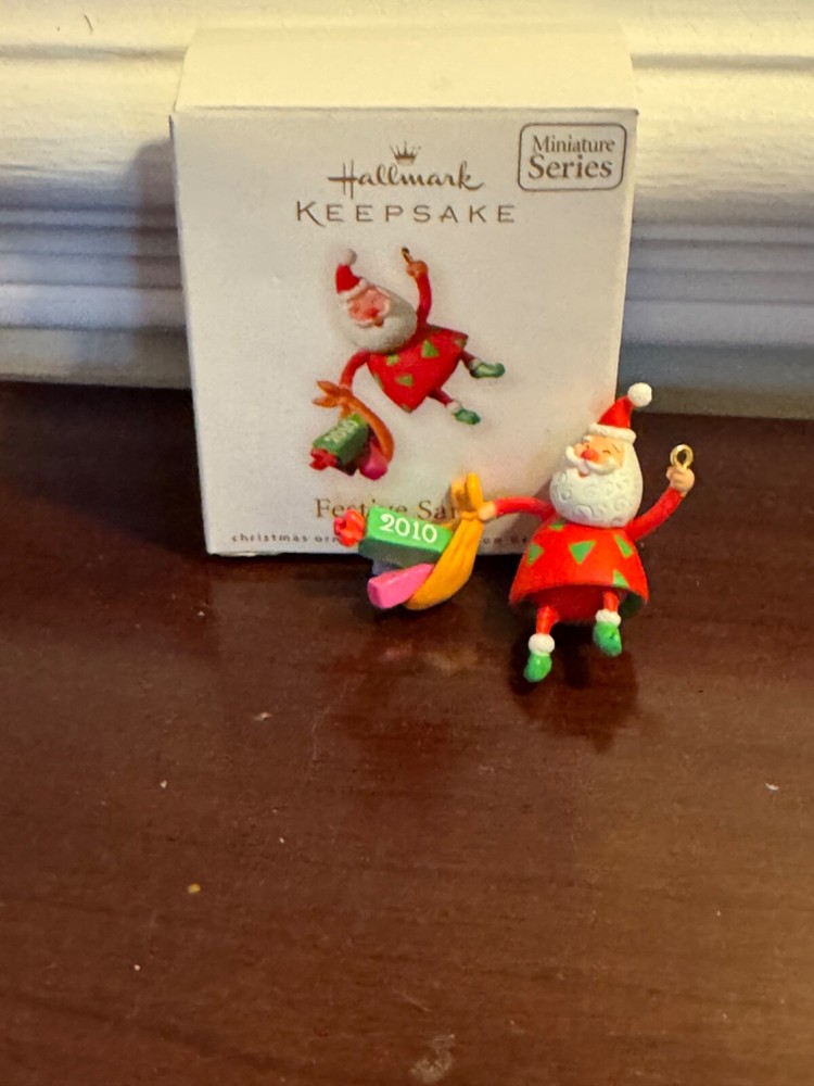 Hallmark Keepsake Ornament 2010  Festive Santa  #2 Second 2nd  In Series