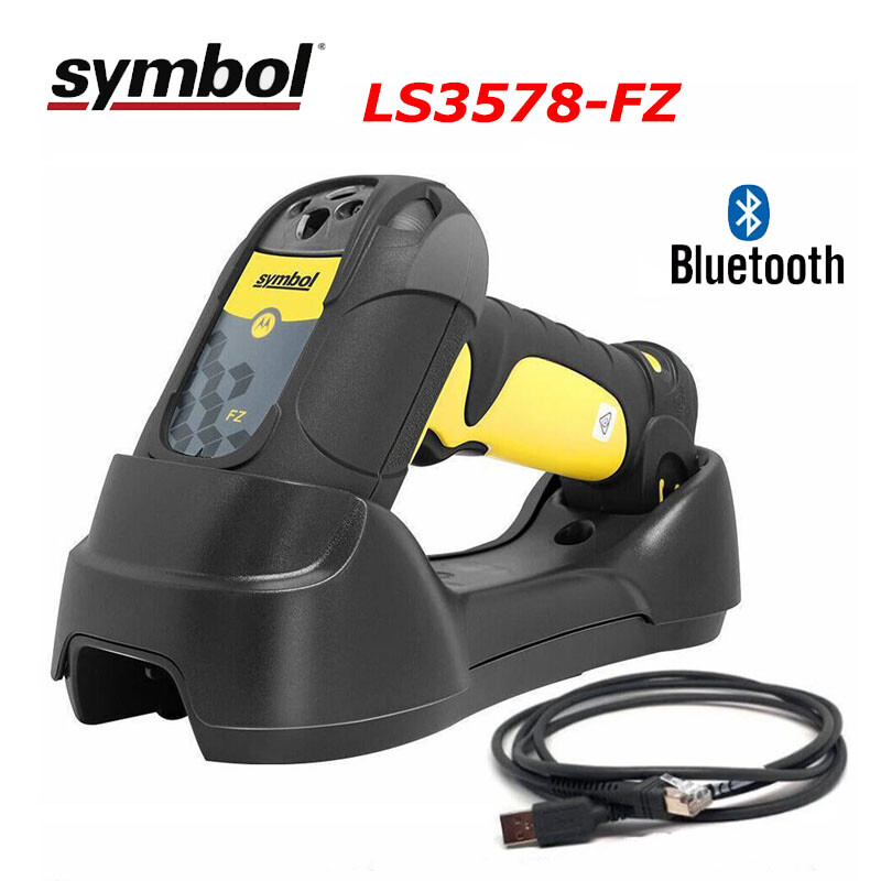 Symbol Motorola LS3578-FZ Wireless Handheld Barcode Scanner W/ Cable
