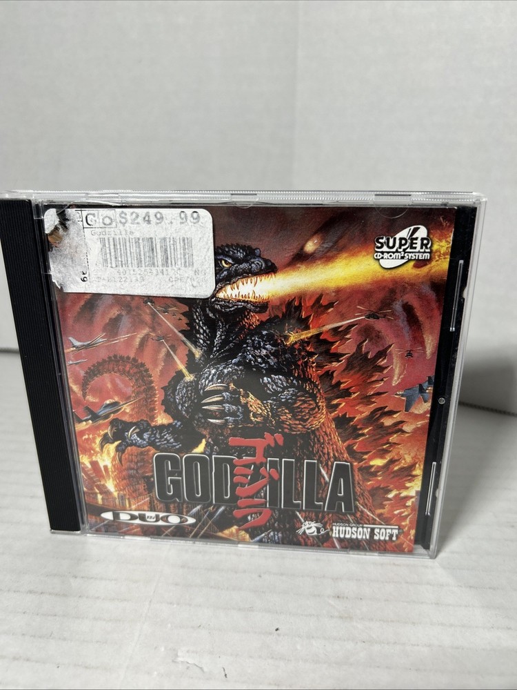 Godzilla PC Engine CD Japanese Game 1993 Hudson Soft