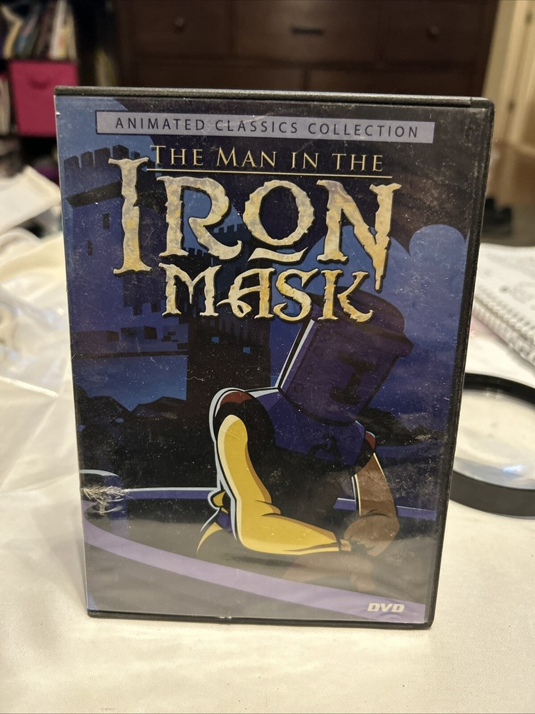 The Man in the Iron Mask Animated DVD Preowned Excellent Condition  