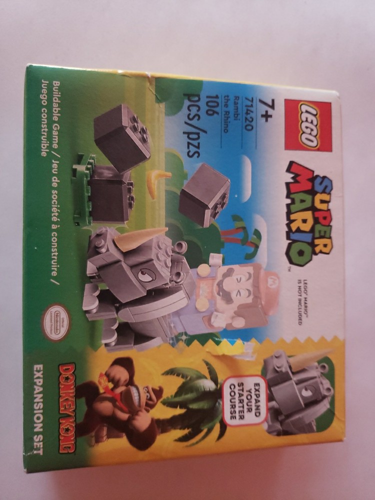 LEGO® Super Mario™ Rambi the Rhino 71420 New In Box Box Damaged