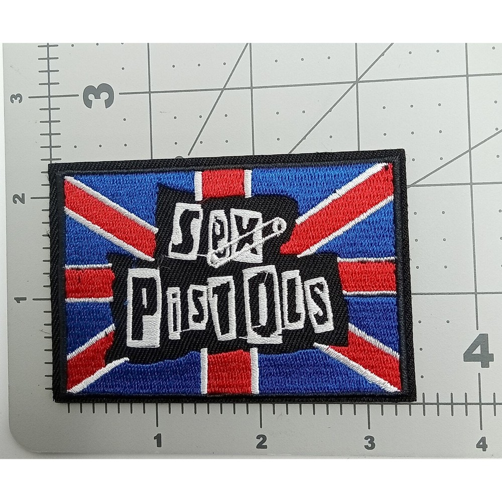 Sex Pistols British Flag Embroidered Patch