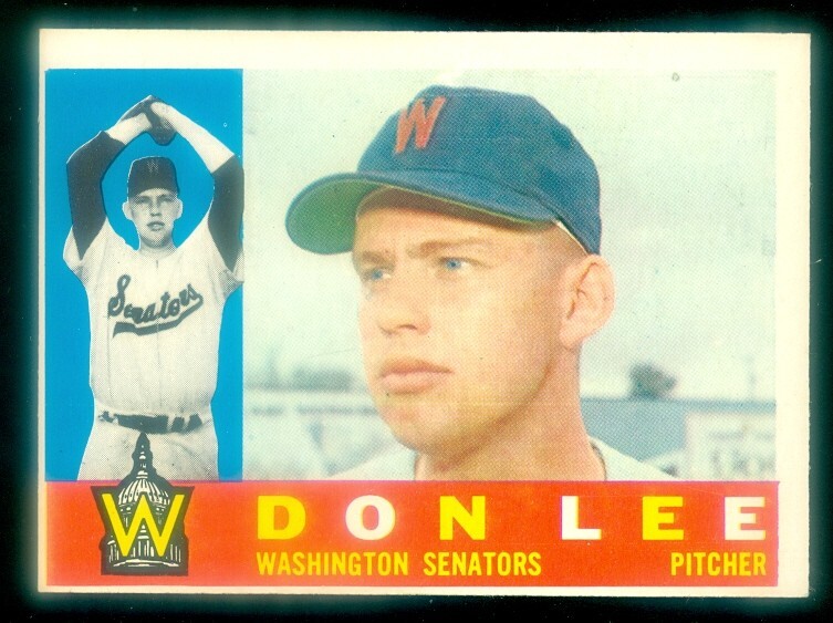 1960 TOPPS #503 DON LEE EXMT