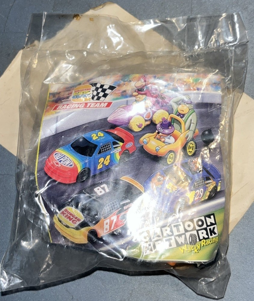Vintage 1997 Burger King Kids Club Wacky Racing Cartoon Network Toy