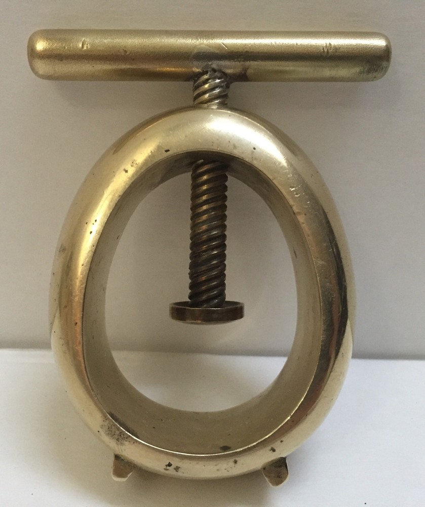 Vintage Brass Nut Cracker Carl Auböck Collectible Mid Century