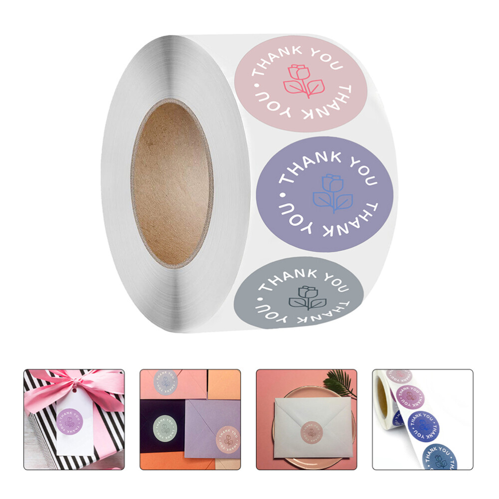 5 Rolls Party Gift Tags Box Decorations Easy to Apply Stickers Baby