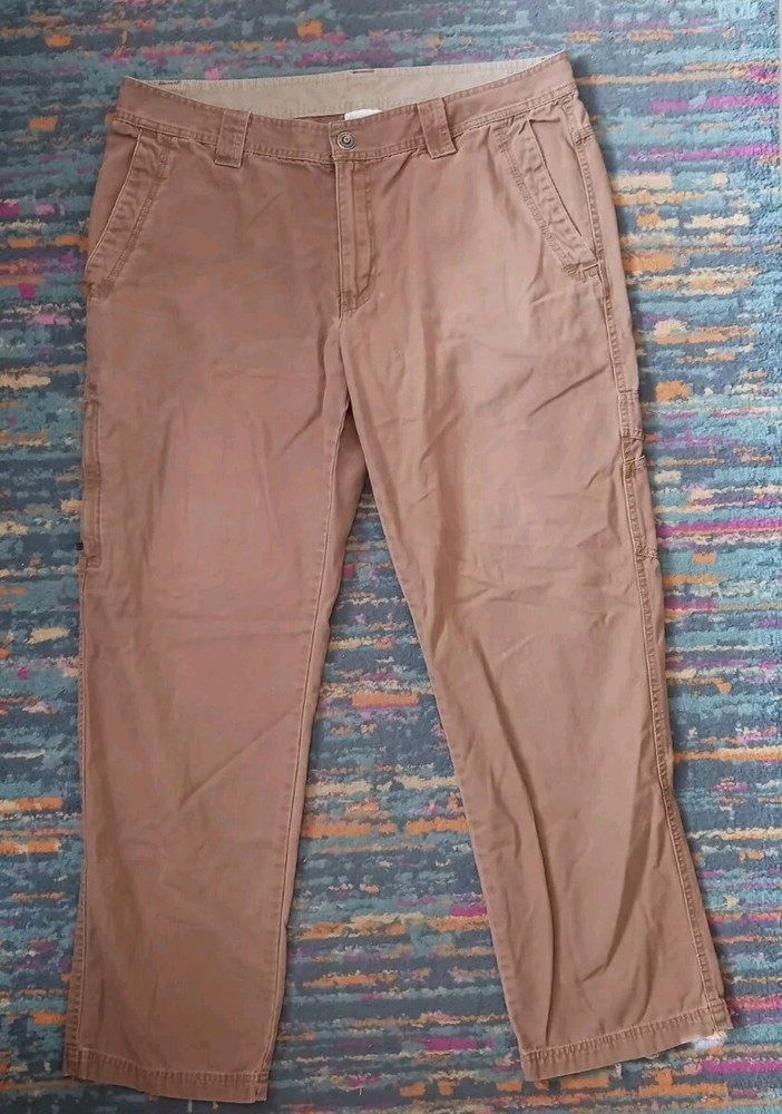 Columbia Men's 36x30 Tan OmniShield Cargo Work Hiking Pants