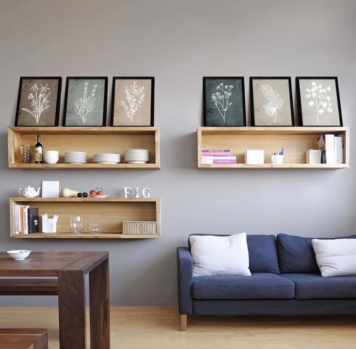 Set Of 6 Rustic Farmhouse Wall Art Framed Decor