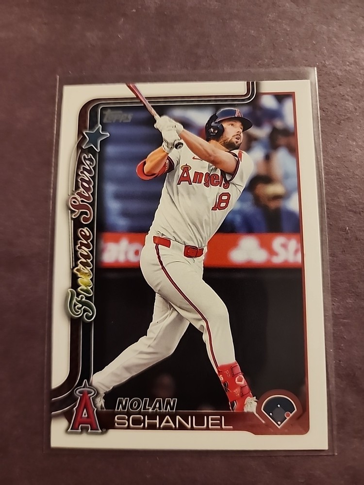 2025 Topps Series 1 Nolan Schanuel Future Stars Rookie Card #210