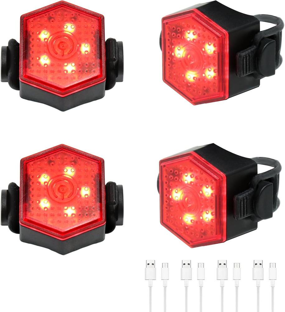 LED Safety Light, Running Lights for Runners LED Bike Tail Lights Clip on Dogs L