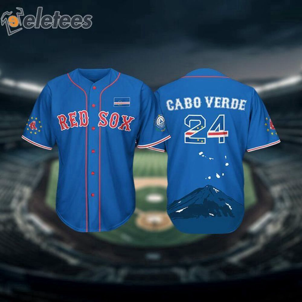2024 Red Sox Cabo Verde Celebration Jersey Blue - Hot Sale