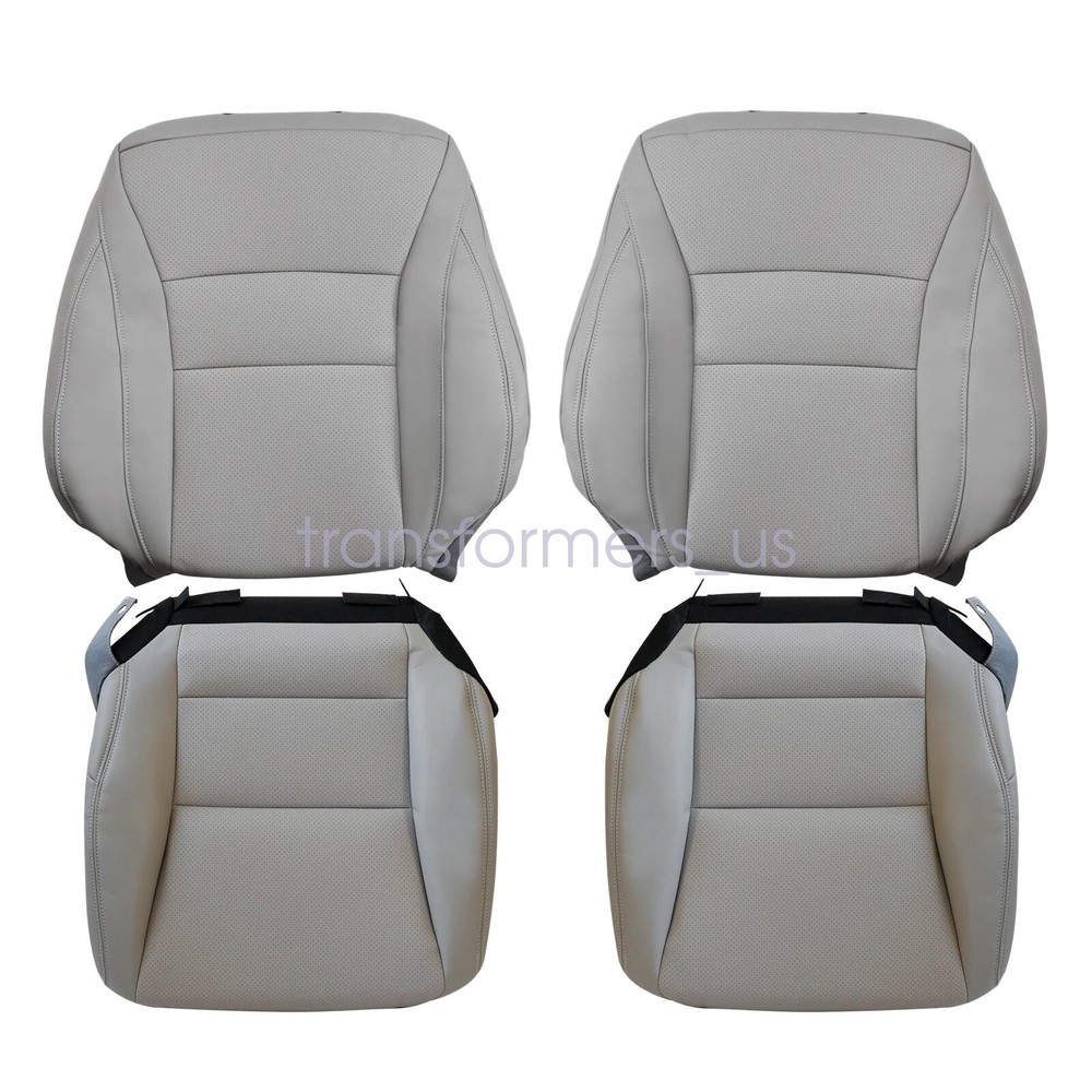 4Pcs For Honda Accord 2013 Both Side Bottom & Top Replacement Seat Cover Gray