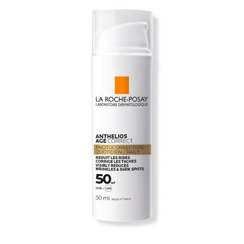 La Roche Posay Anthelios Age Correct Tinted SPF 50 Face Sunscreen for Wrinkles Dark Spots 50ml
