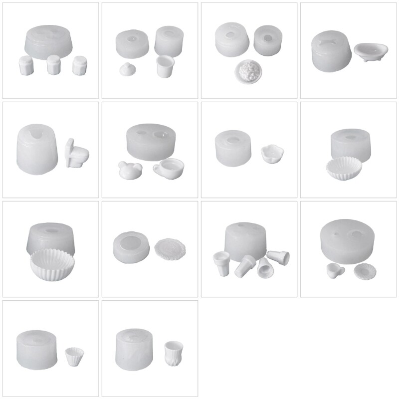 Miniature Candy Molds for UV Resin Realistic Dessert Tray