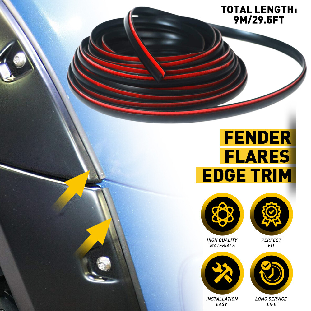 Fender Flare Edge Trim Rubber 30ft for Car Truck Wheel Wells US Seller  
