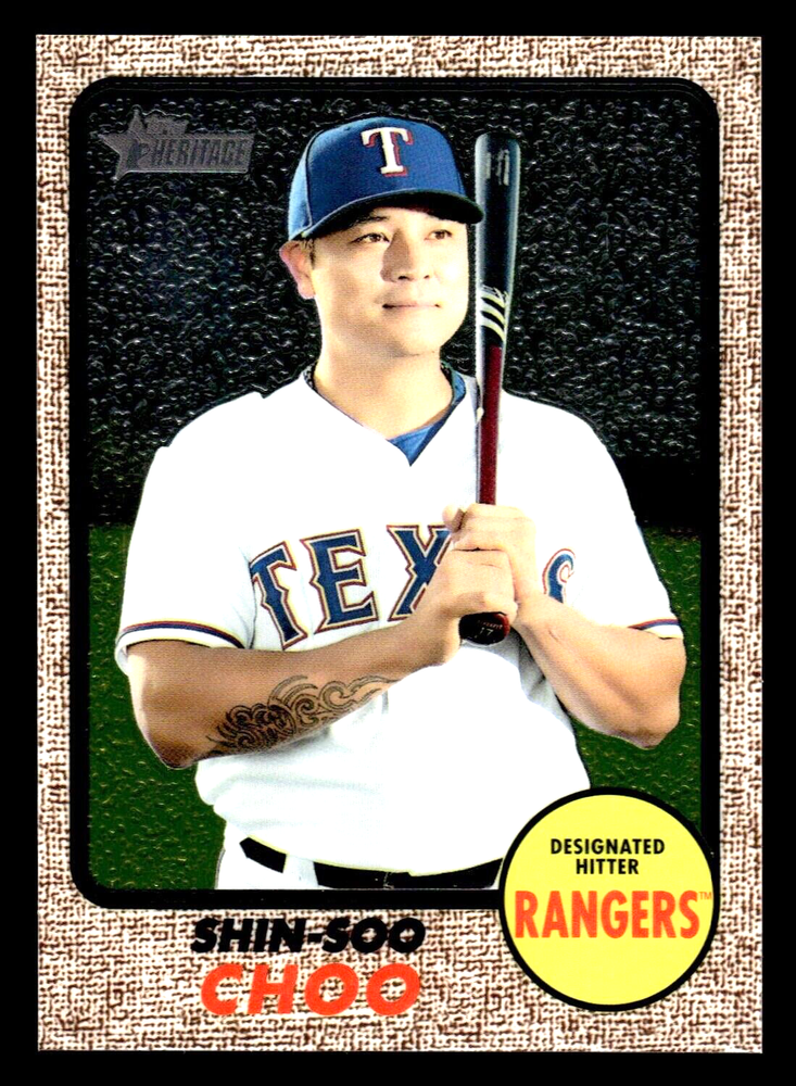 2017 Topps Heritage High Number Shin-Soo Choo Chrome #THC-717 -/999