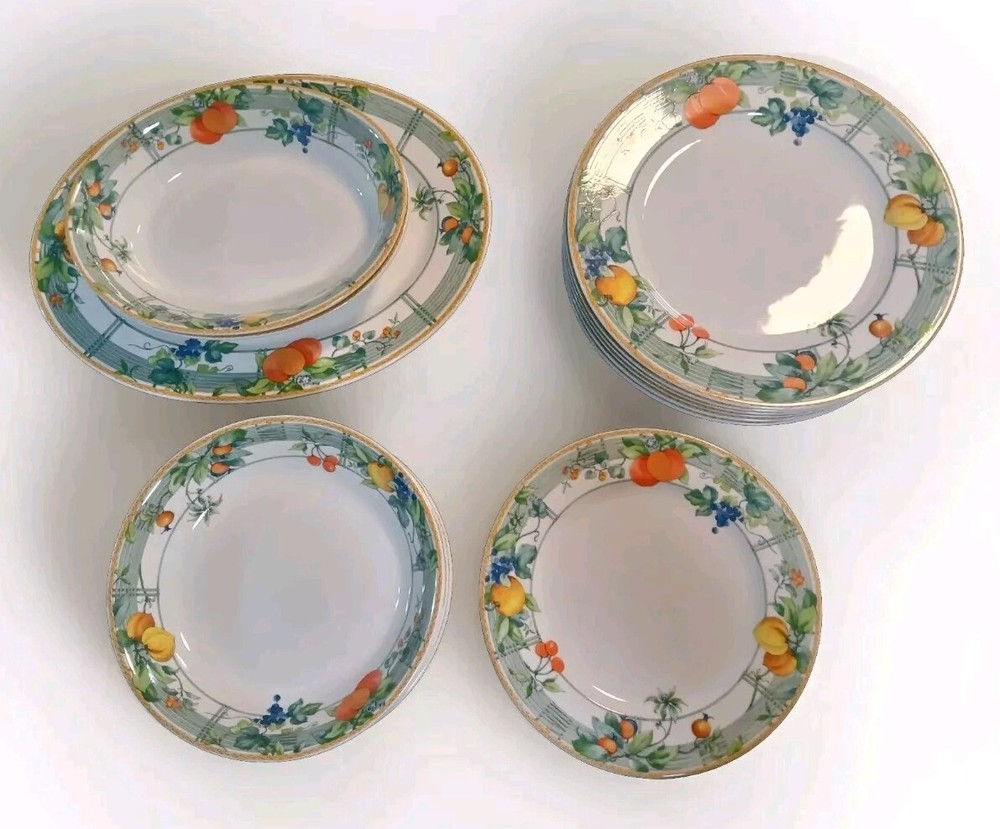 Wedgewood Eden 24-Piece Dinnerware Set with Salad Bowl Plate Platter