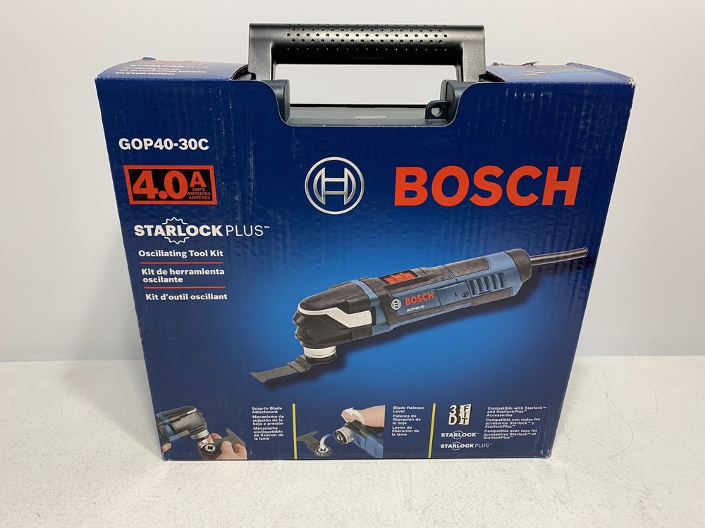 Bosch GOP40-30C 4A StarlockPlus Oscillating Multi-Tool Kit