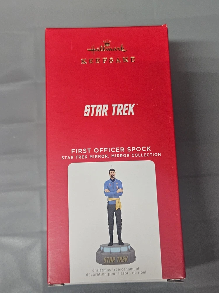 Hallmark 2022 Star Trek Mirror Mirror First Officer Spock Storytellers Keepsake