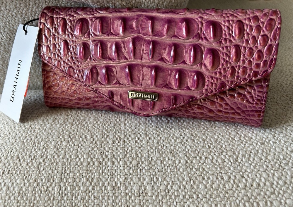 Brahmin Veronica Wallet in Rouge Blush NWT ~ Sophisticated & Romantic Pink 💘