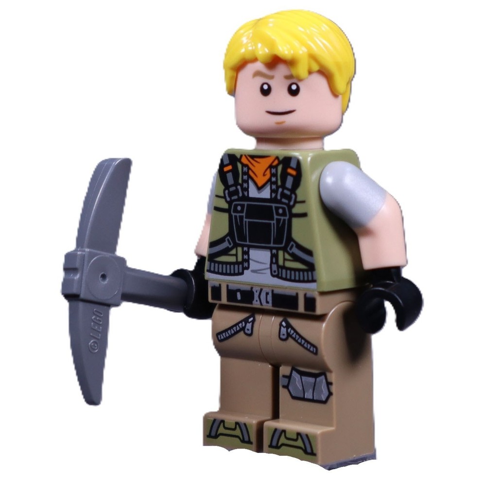 LEGO Fortnite Battalion Brawler Minifig with Blond Hair and Pickaxe