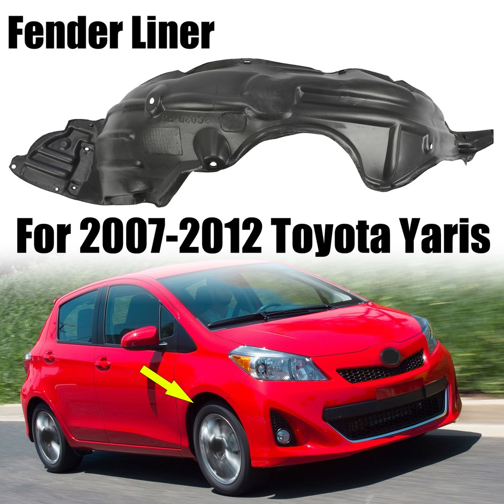 Front Right Inner Fender Liner / Splash Shield for Toyota Yaris Sedan 2007-2012