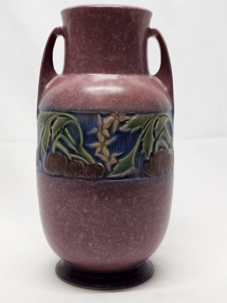 Early Roseville Baneda Pink 594-9 Vase 9