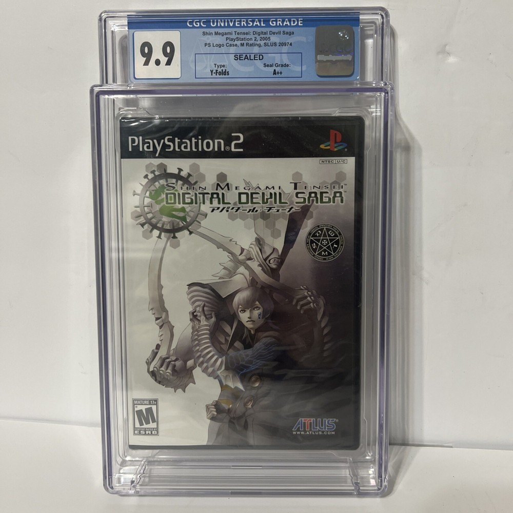 Shin Megami Tensei: Digital Devil Saga PS2  2005 - CGC Graded 9.9 A++ BEAUTIFUL