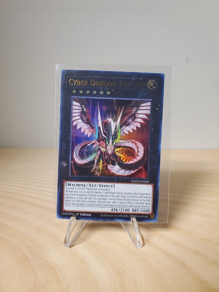Yugioh 1st Edition Cyber Dragon Infinity RA04-EN068 TCG Card