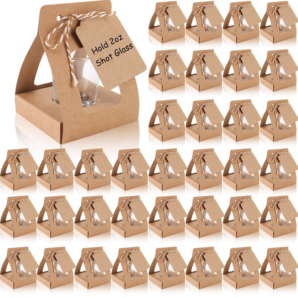 100-Pack Shot Glass Favor Bags for Weddings, Bachelorette Parties & Bridal Events