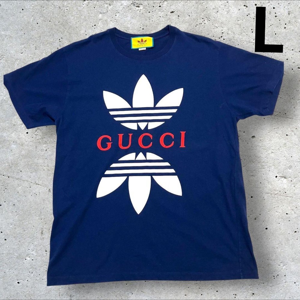 GUCCI x adidas Originals Trefoil T-shirt in Large size