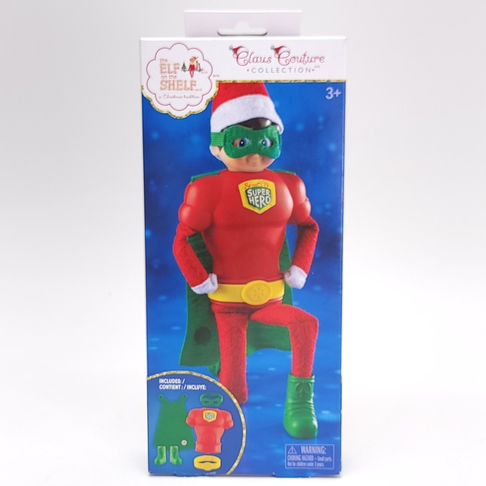 Elf on the Shelf Scout Superhero Claus Couture Collection Outfit Costume NEW