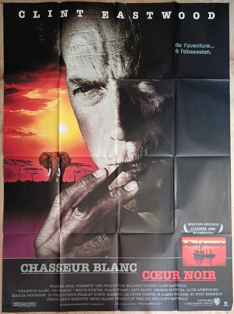 Cinema Poster WHITE HUNTER BLACK HEART Clint Eastwood 120 x 160 cm