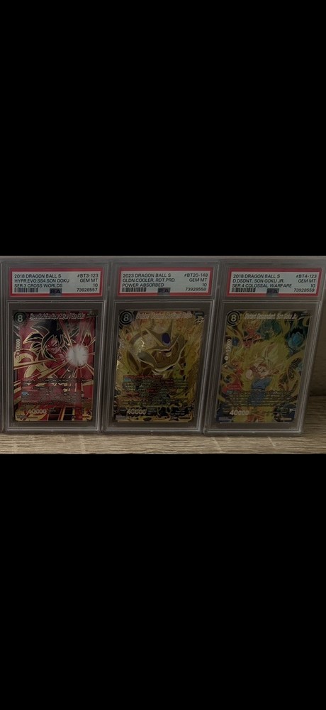 Dragon Ball Super Card Game TCG PSA 10 LOT