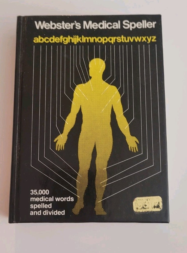 Merriam-Webster's Medical Speller (1975, Hardcover) Book Medicine Divided