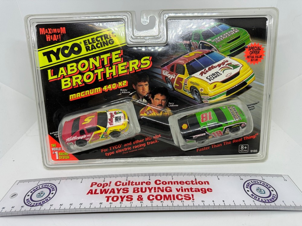 Vintage Tyco Slot Car Labonte Brothers Magnum 440 X2 NEW
