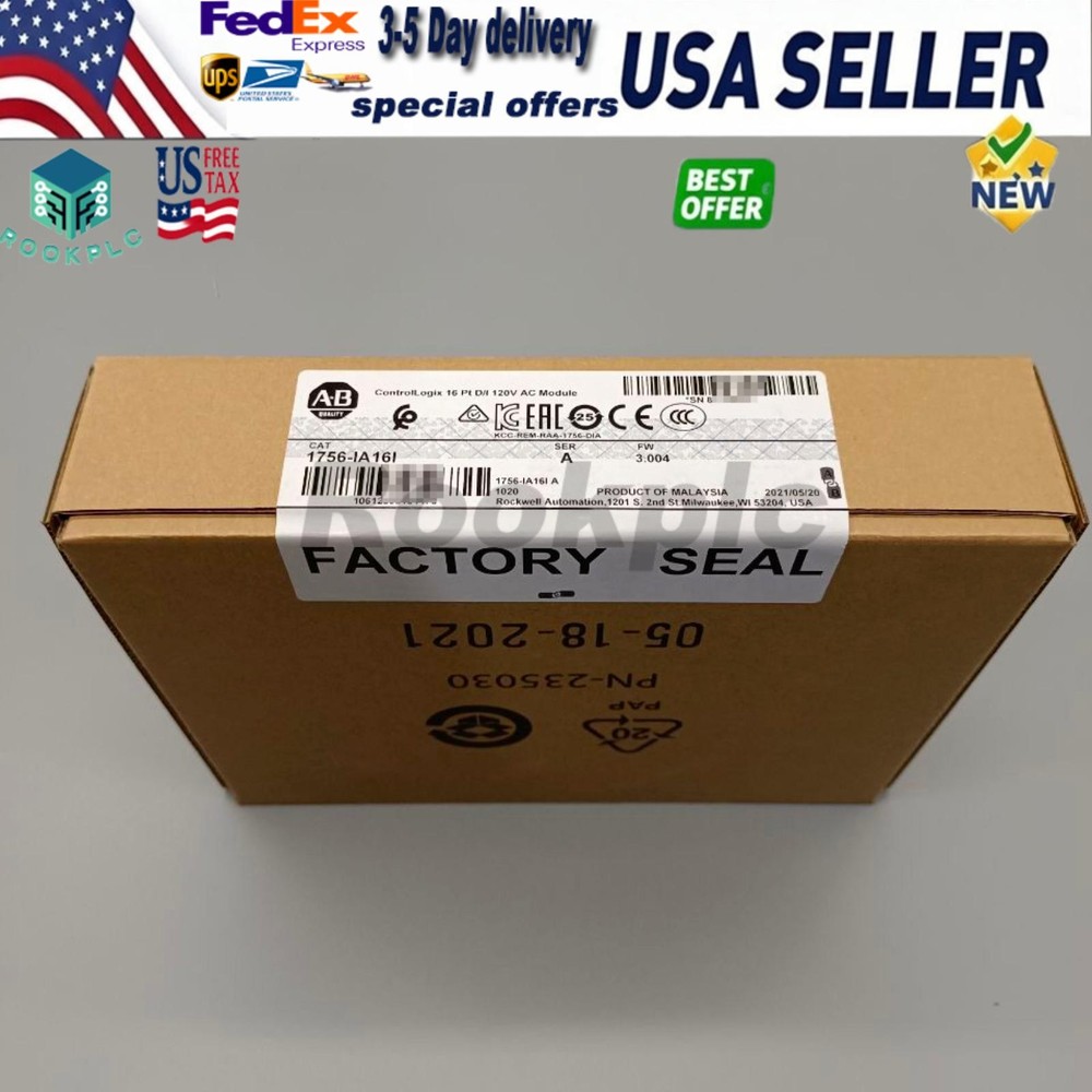 Allen-Bradley 1756-IA16I SER A ControlLogix Input Module AB US Free Tax