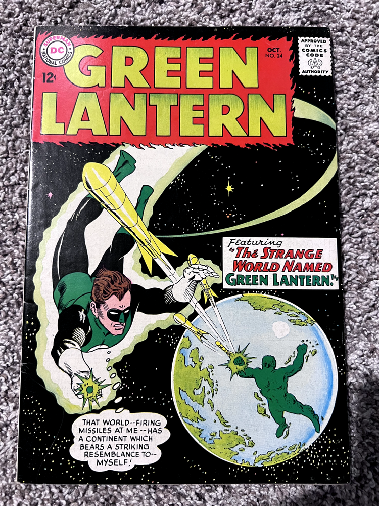 Green Lantern #24 F+ The Strange World Named Green Lantern