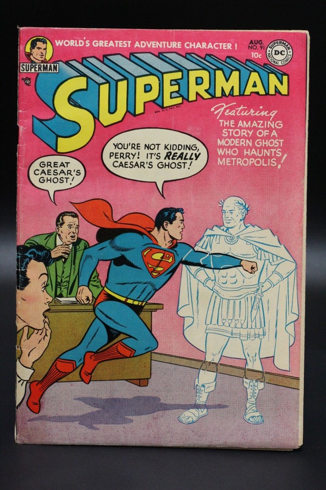 Superman 1939 #91 Stamp Great Caesars Ghost Al Plastino FN Boring