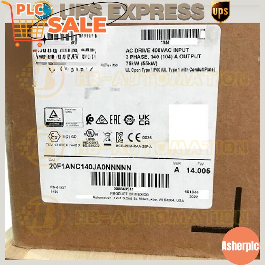 20F1ANC140JA0NNNNN  PowerFlex Air Cooled 753 AC Drive  US Free Tax