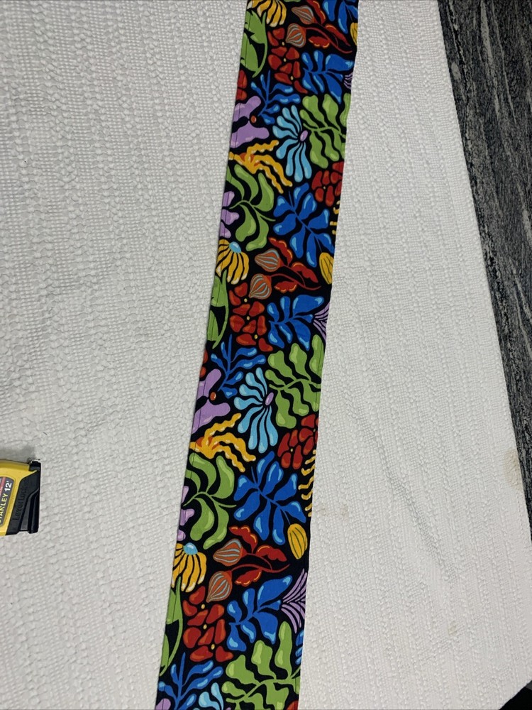 Girls Bright Floral Flannel Scarf Double Layer Warm Handmade Soft New Giftable