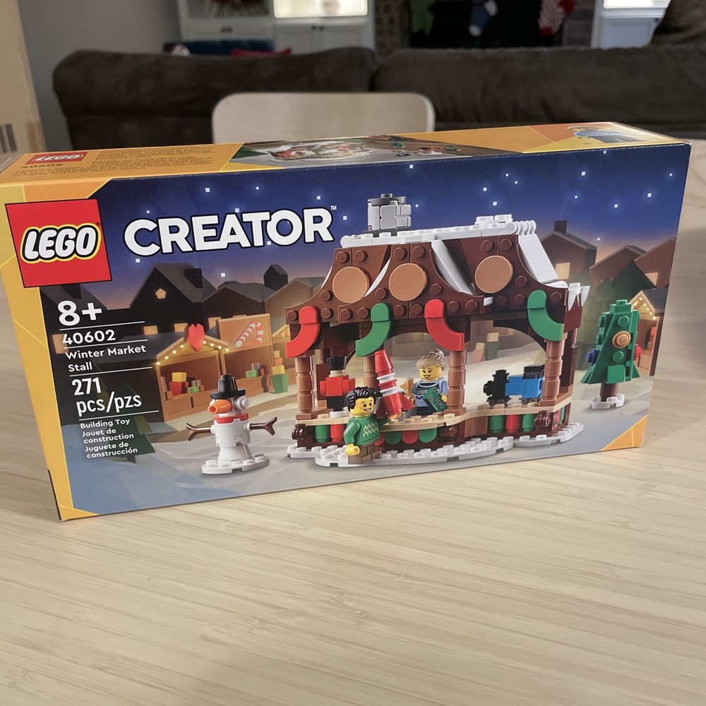Lego 40602 Winter Market Stall Christmas Set - New Seasonal Build-image
