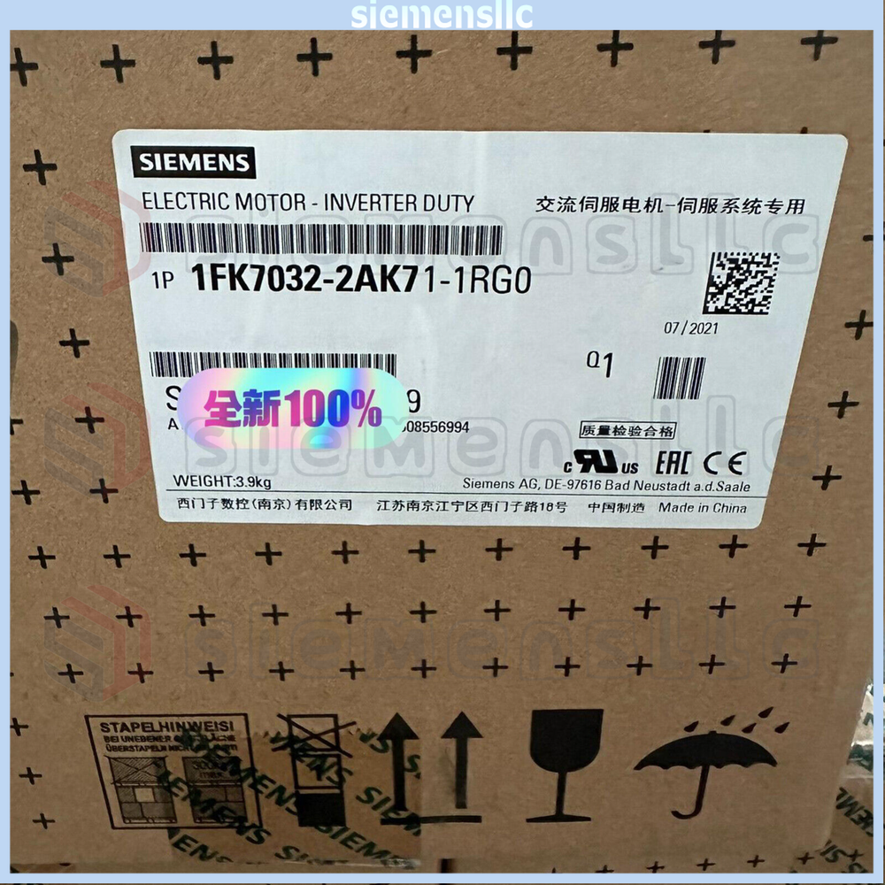 1FK7032-2AK71-1RG0 SIEMENS Servo Motor Synchronous Motor Fast Shipping New GQ