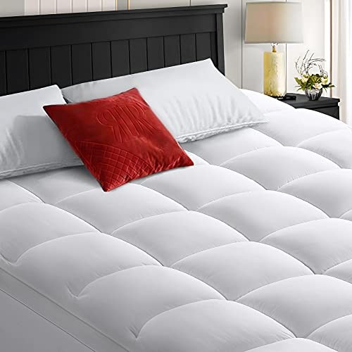 Size Mattress Topper Extra Thick Cooling Mattress Pad Queen White - Classic