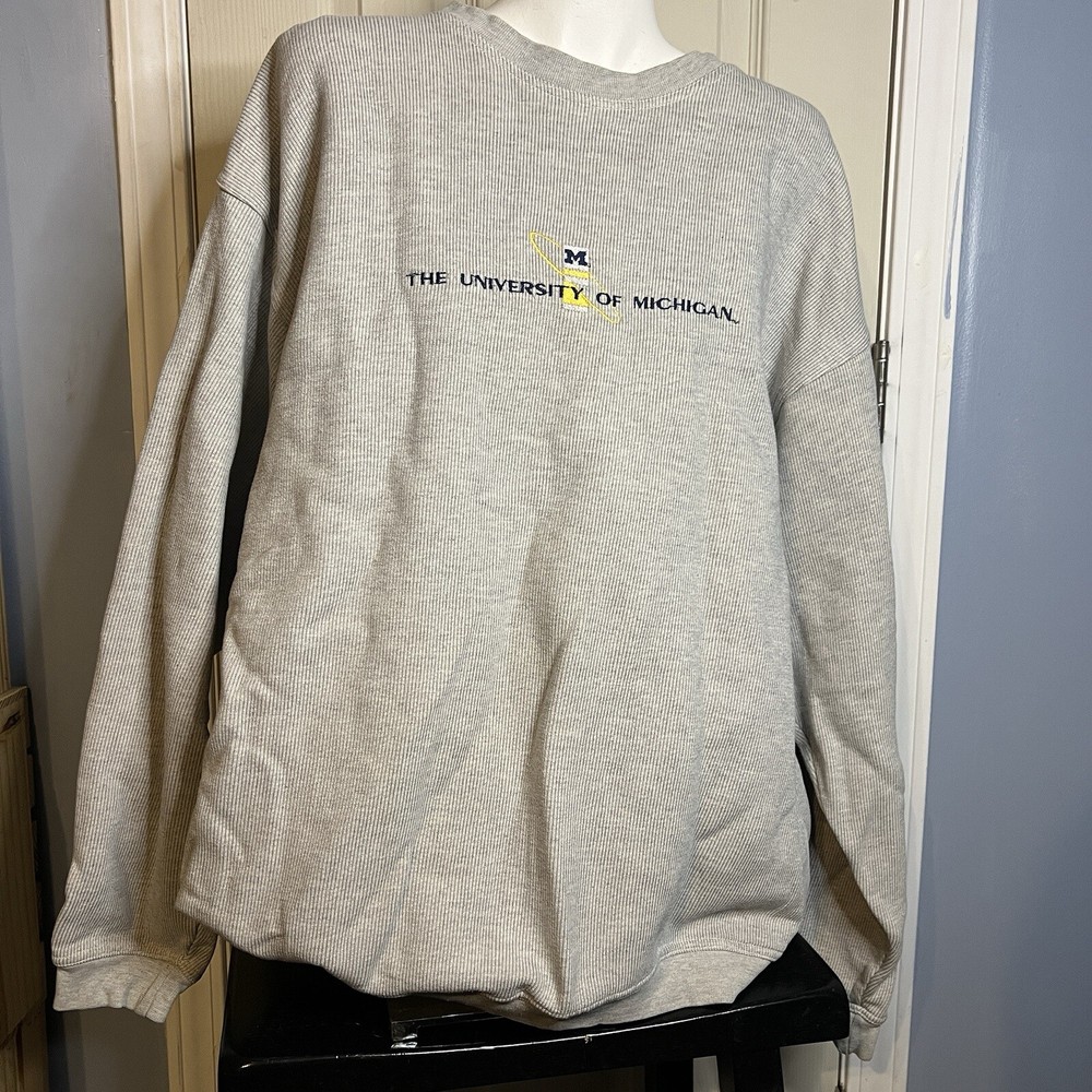 Vintage University Of Michigan Jansport Pullover Crewneck Sweatshirt Size XL