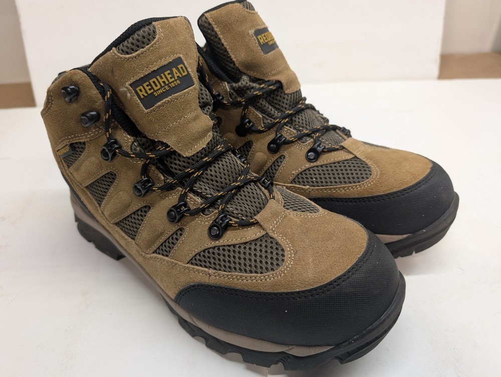 Men's Redhead Blain 11.5M Brown Steel Toe Waterproof Work Boots