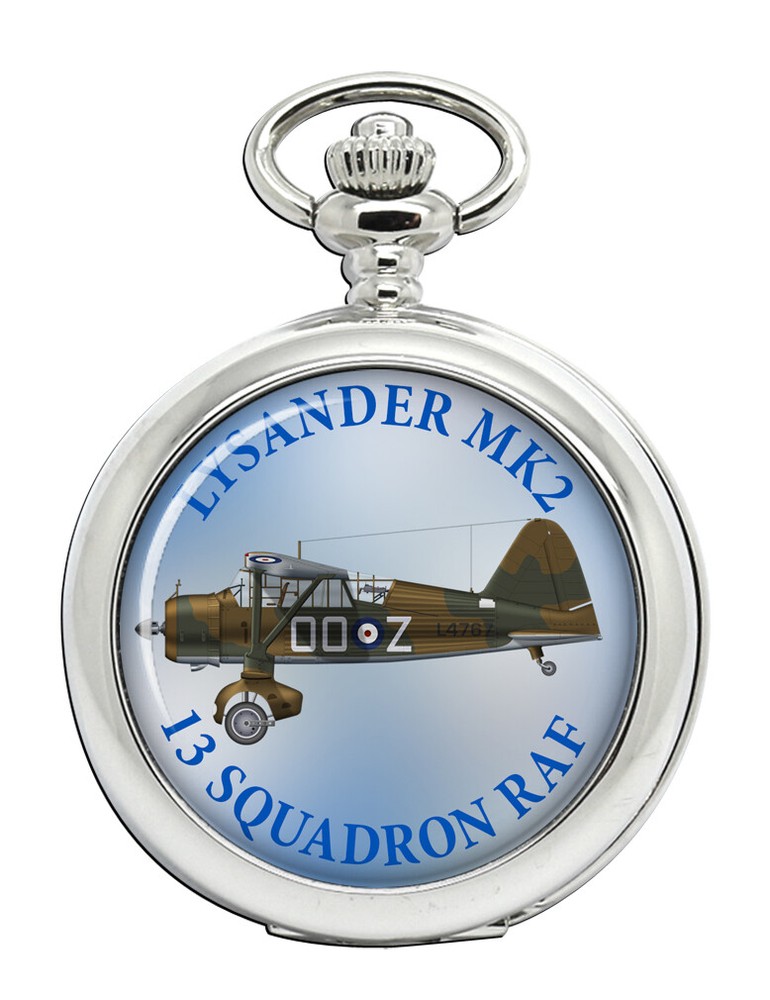 Lysander Mk II Aviator Pocket Watch with Vintage Military Design