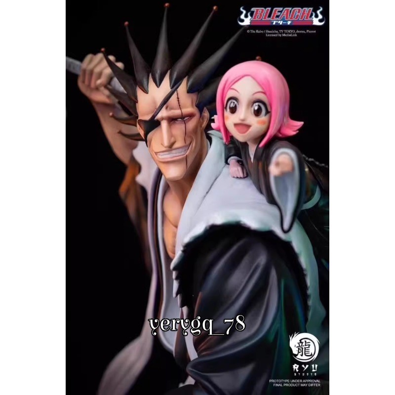RYU Studio BLEACH Zaraki Kenpachi 1/6 Statue Figure Painted Resin Model IN STOCK